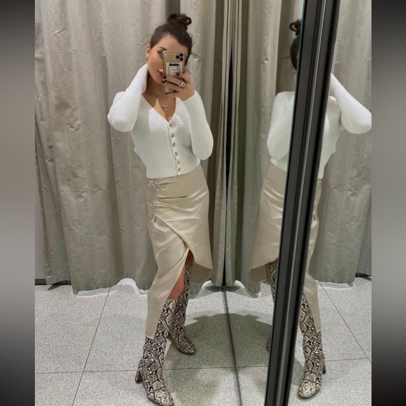 ZARA Jewel button knit cardigan 9598 197 - Picture 10 of 16